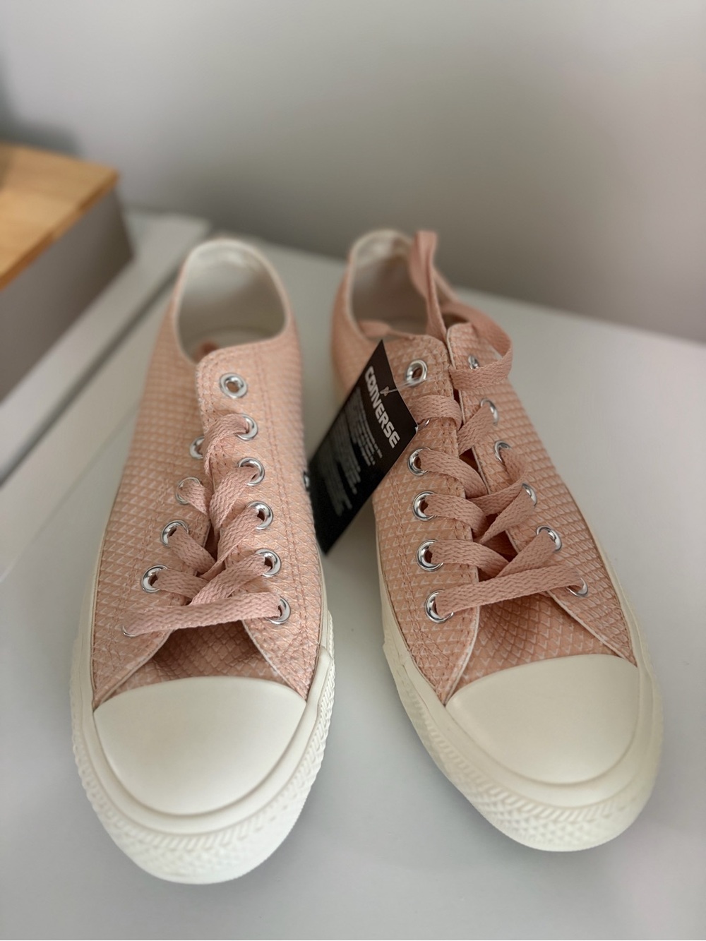 Converse Women’s Blush Pink Low Top Sneakers